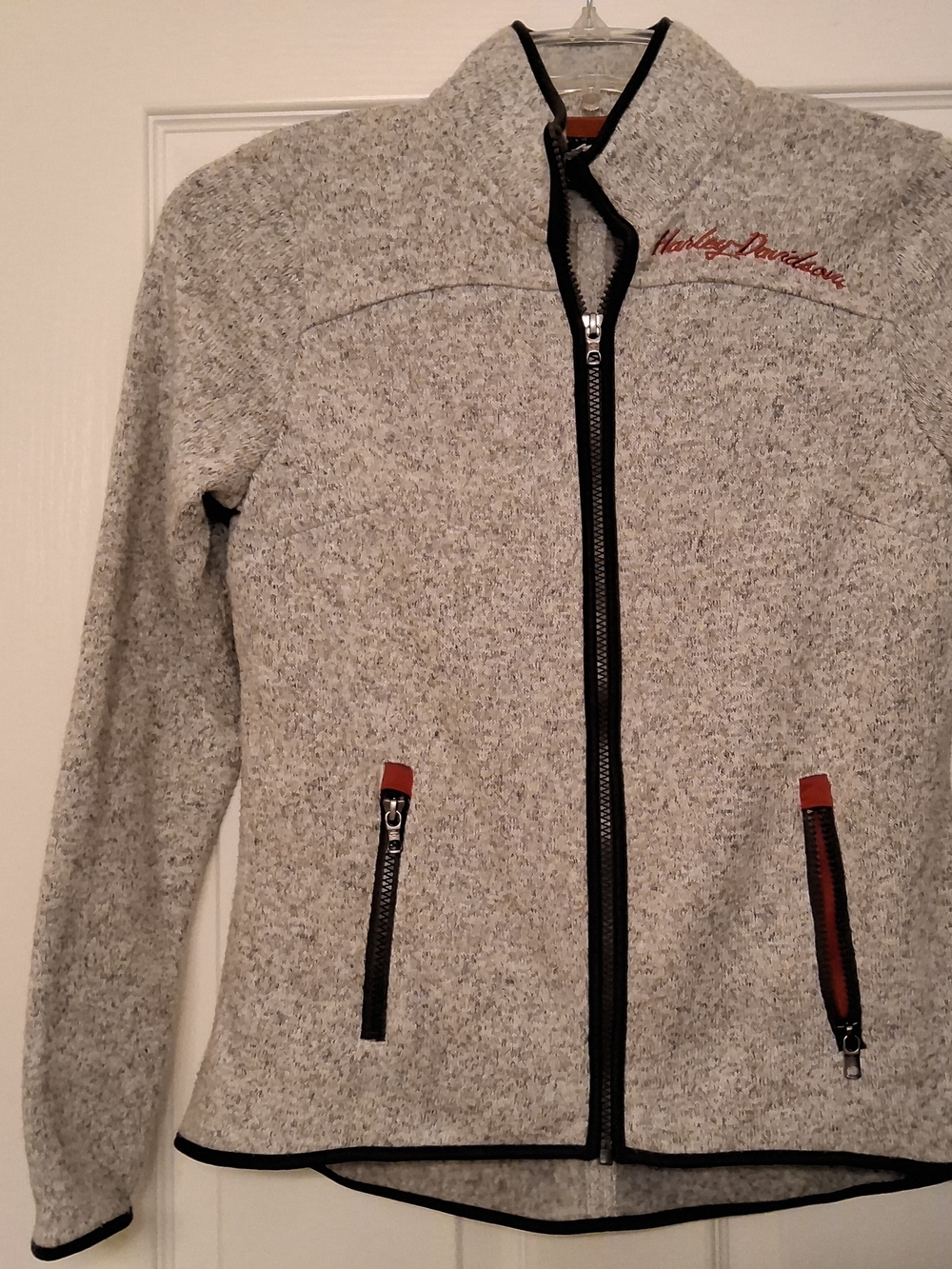 Harley Davidson Women's Heather Grey Jacket ~ Size S ~ Genuine H.D. Motorclothes